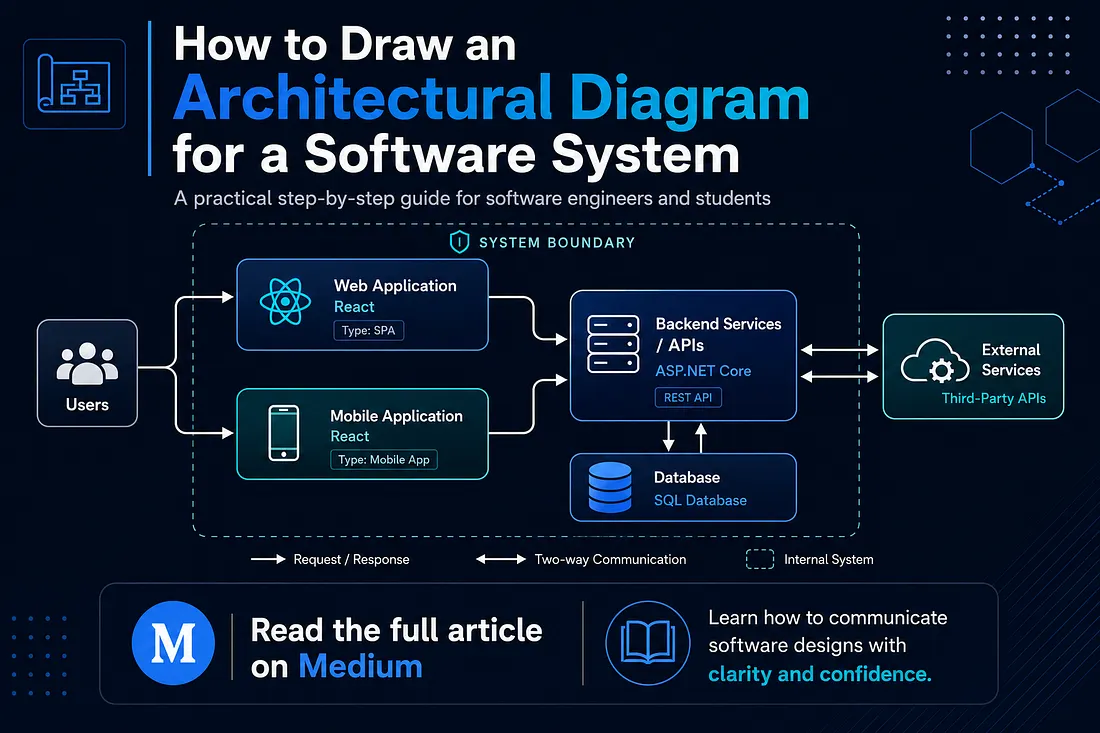 How to Draw a Software Architecture Diagram: A Step-by-Step Guide